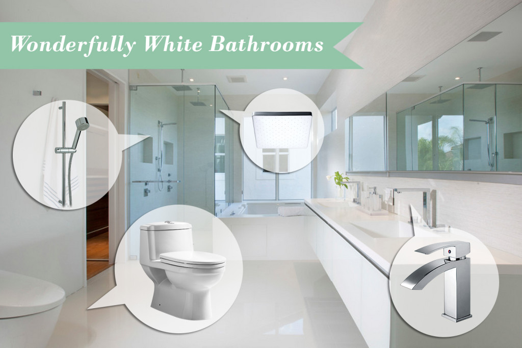 Mood Board Monday: Wonderfully White Bathrooms | Kitchen Bath Trends