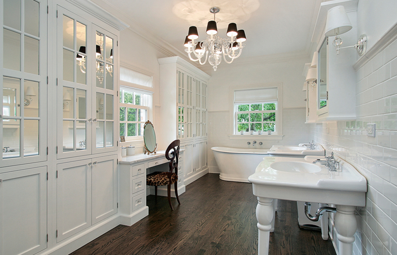 Steal The Look: All White Bathrooms | Kitchen Bath Trends