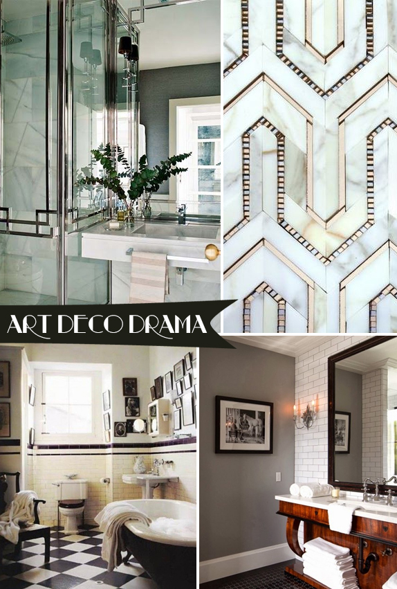 Pinterest Trend: Art Deco Drama | Kitchen Bath Trends