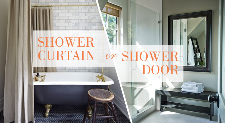 Shower Curtain Or Door Kitchen, Shower Curtains Or Glass Doors