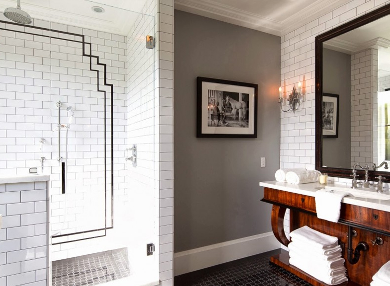 Art Deco Drama in the Bathroom | Kitchen Bath Trends - Kitchen Bath Trends